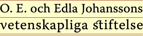 O. E. och Edla Johanssons vetenskapliga stiftelse